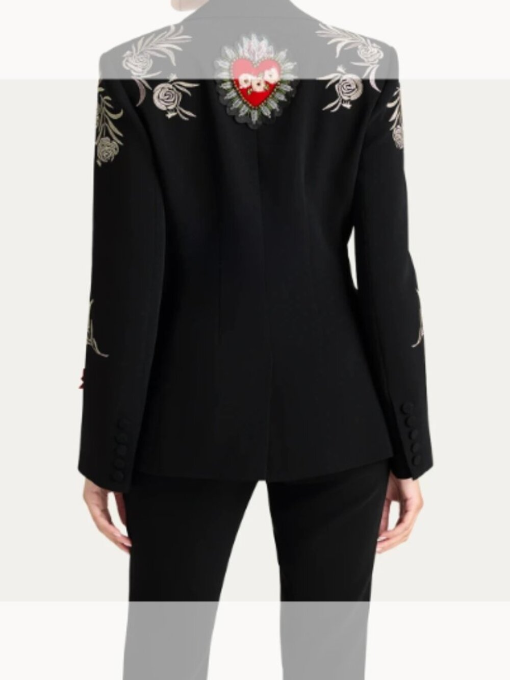 Cinq a Sept NWT Heritage Rose Cheyenne Embroidered Blazer (ORIG.$695) (SIZE 8) - Picture 2 of 6